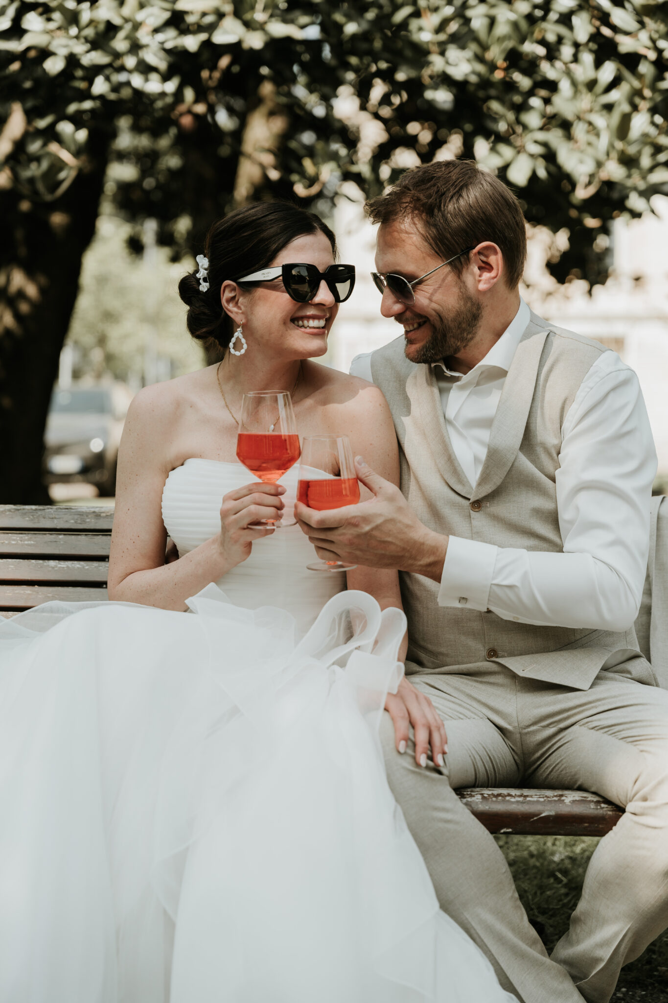 Brautpaar mit Aperol in Berlin und Brandenburg